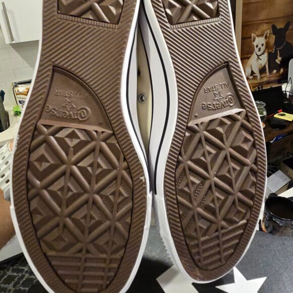 NEW Converse Chuck Taylor All Star Shoreline Slip-On Cream Womens Sz 8 A14970C - Picture 9 of 13